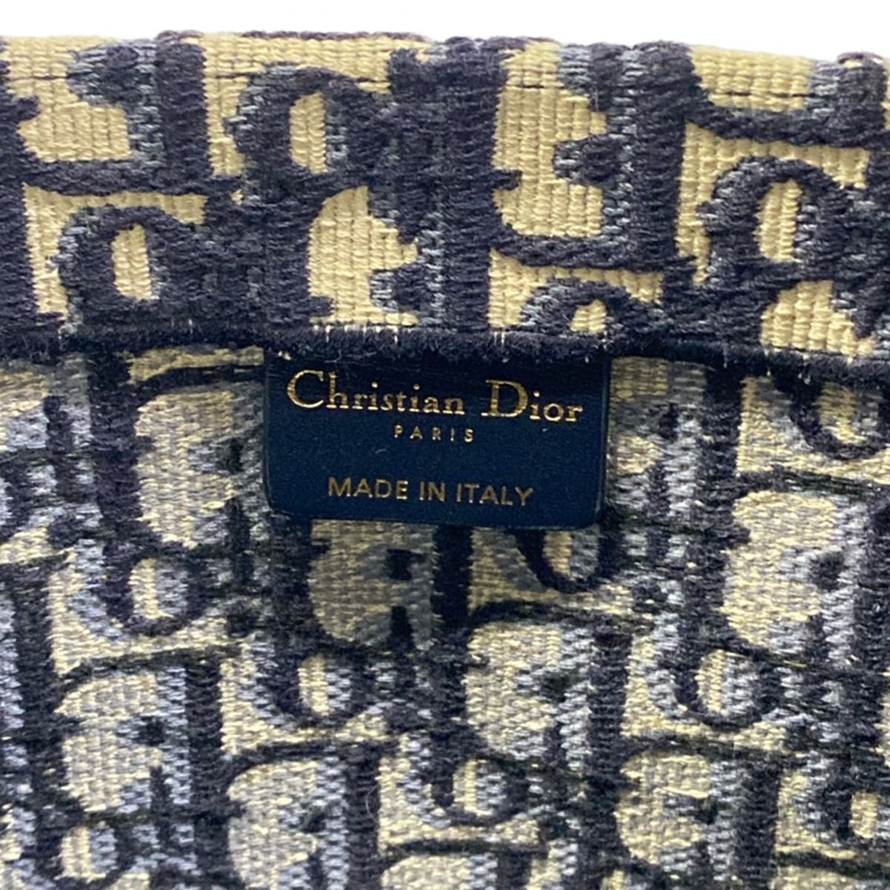 Christian Dior Book Tote Large Bag Tote Bag M1286ZRIT Beige Dark Navy - Picture 9 of 15